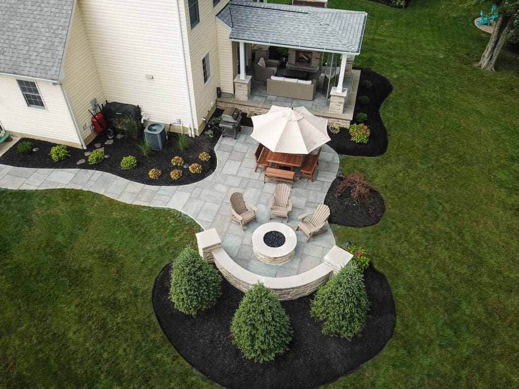 Beautifully designed backyard and patio