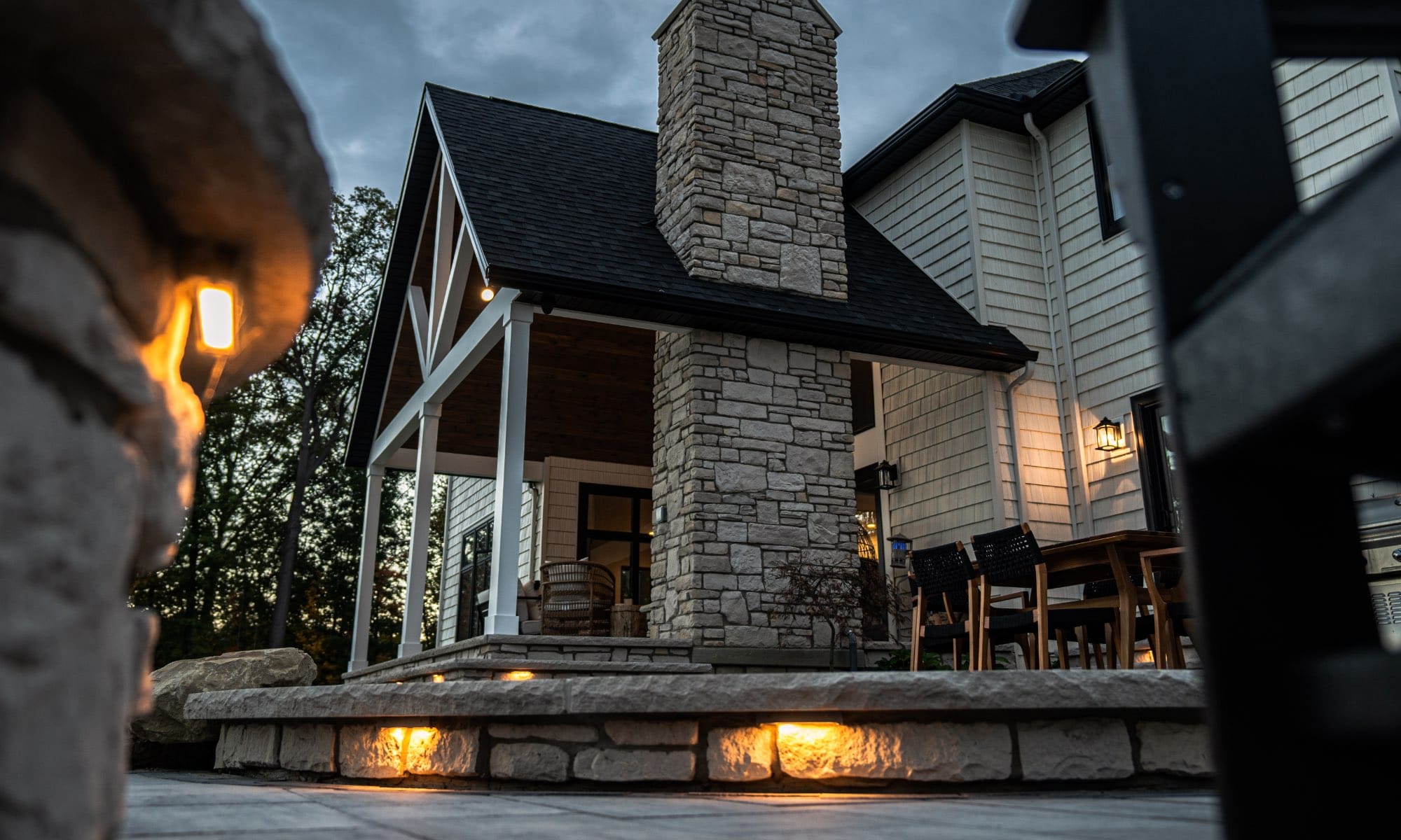 groundworks-hp-slider-04 Upscale patio design and installation with outdoor fireplace